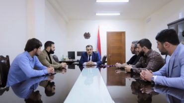 Կարեն Գիլոյանն ընդունել է Հայաստանի գրեփլինգի ֆեդերացիայի ներկայացուցիչներին