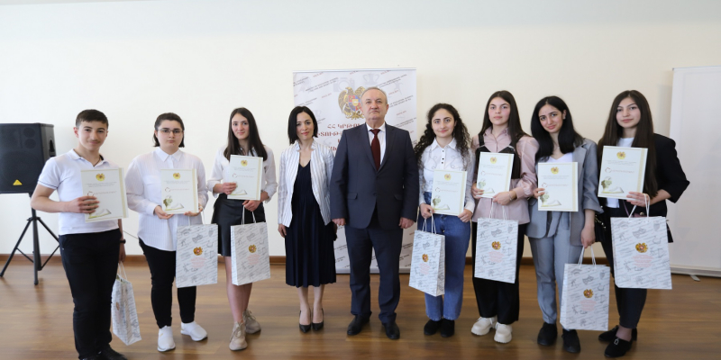 ԿԳՄՍՆ-ում պարգևատրվել են «Ճանաչենք և պահպանենք մեր հուշարձանները» մրցույթի հաղթողները