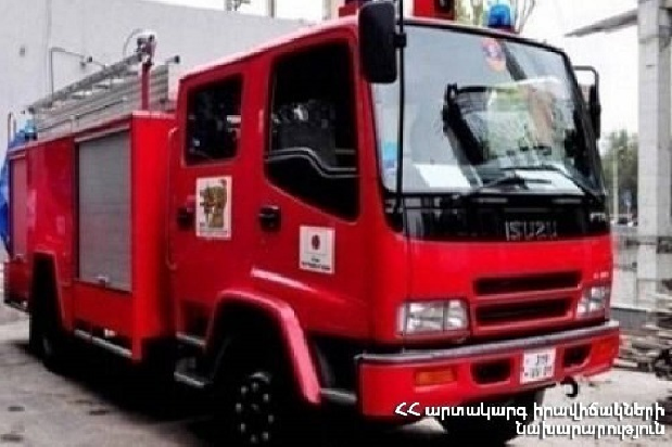 Դավթաշեն գյուղի տներից մեկում հրդեհ է բռնկվել