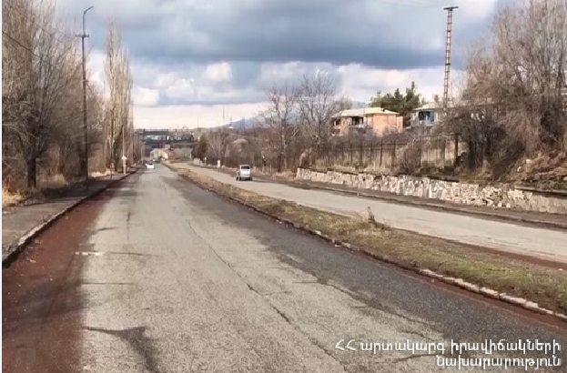 Լուսագյուղ-Երասխահուն հատվածում կամրջի վնասման հետևանքով երթևեկությունն իրականացվում է մեկ գոտիով