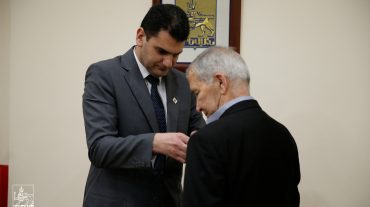 «Երևան քաղաքի պատվավոր շինարար» կոչում՝ ճարտարապետ Հրաչյա Գասպարյանին