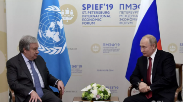 Պուտինը ապրիլի 26-ին Մոսկվայում կընդունի  ՄԱԿ-ի գլխավոր քարտուղարին 