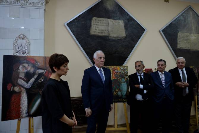 Վահագն Խաչատուրյանը Թբիլիսիում հանդիպել է մի խումբ հայ հասարական և մշակութային գործիչների հետ