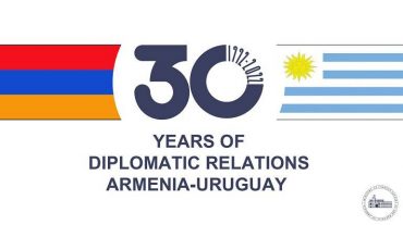 Ուղերձների փոխանակում Հայաստանի և Ուրուգվայի միջև դիվանագիտական հարաբերությունների հաստատման 30-ամյակի առթիվ