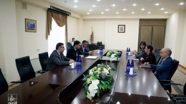 Քաղաքապետ Հրաչյա Սարգսյանն ընդունել է ՀՀ-ում Ֆրանսիայի դեսպան Անն Լույոյին