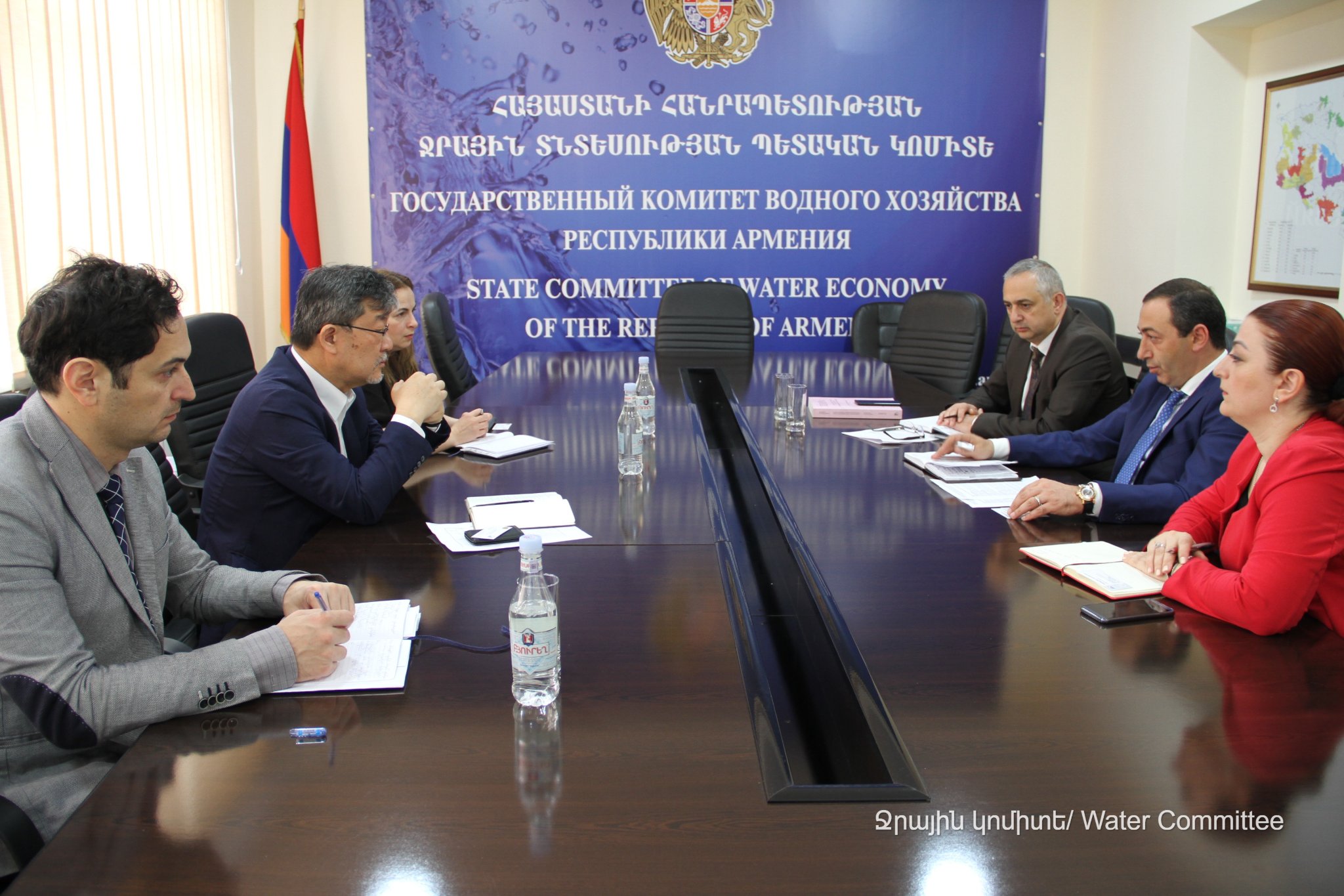 Ջրային կոմիտեի նախագահը հանդիպել է Ճապոնիայի Միջազգային համագործակցության գործակալության (JICA) պատվիրակության հետ