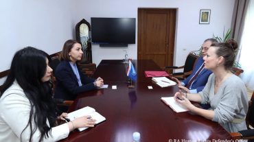 ՀՀ ՄԻՊ-ն ընդունել է ՄԱԿ-ի՝ Հարավային Կովկասում Մարդու իրավունքների հարցերով գլխավոր խորհրդականին