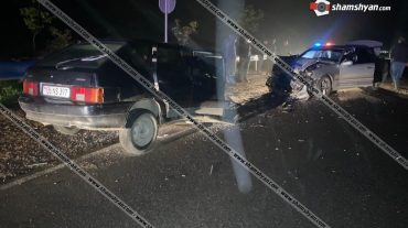 Սյունիքի մարզում ճակատ ճակատի բախվել են Mercedes-ն ու ВАЗ 21099-ը. մահացածի դին մեքենայից դուրս են բերել փրկարարները