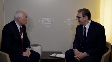 Նախագահ Խաչատուրյանը հանդիպել է Սերբիայի նախագահ Ալեքսանդր Վուչիչի հետ