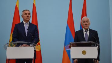 Հայաստանի և Չեռնոգորիայի նախագահները հանդես են եկել մամուլի համար հայտարարություններով