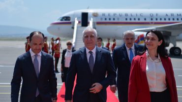 Նախագահ Վահագն Խաչատուրյանը պաշտոնական այցով ժամանել է Վրաստան