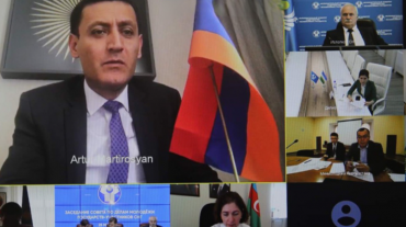 ԱՊՀ երիտասարդական խորհրդի նիստում ցուցադրվել է անցյալ տարի Կապանում տեղի ունեցած «100 գաղափար ԱՊՀ համար» մրցույթի տեսանյութը