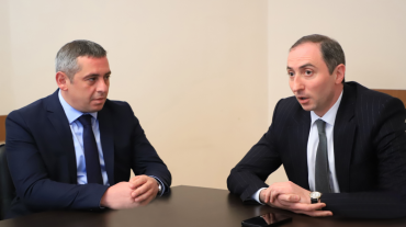 Նախարար Ռոբերտ Խաչատրյանը Ռազմարդյունաբերության կոմիտեի աշխատակազմին է ներկայացրել նորանշանակ նախագահին