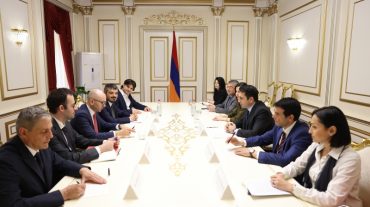 ԱԺ նախագահն ընդունել է Իտալիայի խորհրդարանական պատվիրակությանը