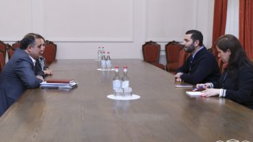 Ռուստամ Բաքոյանը հանդիպել է Իրան-Հայաստան բարեկամության միության Թավրիզի գրասենյակի տնօրենի հետ