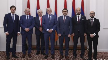Հակոբ Արշակյանն ընդունել է Չեխիայի Սենատի առաջին փոխնախագահ Յիրժի Ռուժիչկայի գլխավորած պատվիրակությանը