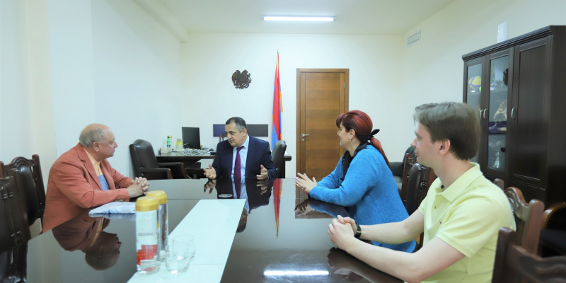 Կարեն Գիլոյանն ընդունել է գեղասահքի լեգենդար մարզիչ Ալեքսեյ Միշինին