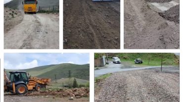 Գառնի համայնքի բնակավայրերում իրականացվել են ճանապարհների նորոգման աշխատանքներ