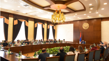 Արցախի նախագահն ընդունել է Մերանգուլյանի անվան ժողգործիքների վաստակավոր անսամբլին