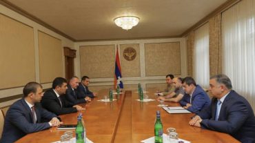 Արցախի նախագահն ընդունել է Կապանի քաղաքապետ Գևորգ Փարսյանի գլխավորած պատվիրակությանը
