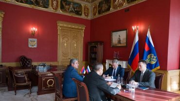 Արթուր Դավթյանը Սանկտ Պետերբուրգում հանդիպել է ՌԴ գլխավոր դատախազ Իգոր Կրասնովի հետ