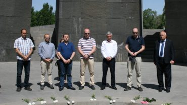 Չեխիայի անվտանգության ուժերի գլխավոր վարչության պատվիրակությունն այցելել է Հայոց ցեղասպանության հուշահամալիր