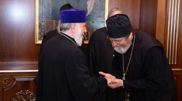 Ամենայն Հայոց կաթողիկոսը հյուրընկալել է Բառնաուլի և Ալթայի միտրոպոլիտ Սերգիյին