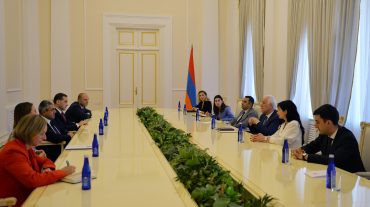 Նախագահ Վահագն Խաչատուրյանն ընդունել է ՄԱԿ-ի ԶՀԿ գլխավոր քարտուղար Զուրաբ Պոլոլիկաշվիլիին