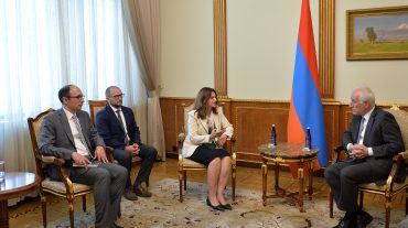 Նախագահ Վահագն Խաչատուրյանն ընդունել է Արժույթի միջազգային հիմնադրամի հայաստանյան առաքելության ղեկավարին