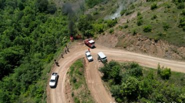 Հրդեհաշիջման աշխատանքներ անտառային տարածքում. ուսումնավարժանք Սյունիքի մարզում