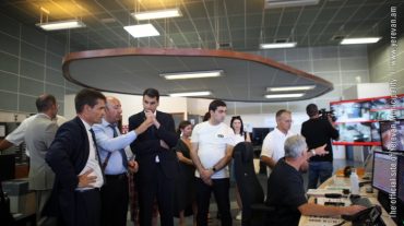 Երևանի քաղաքապետն այցելել է Մարսելի տրանսպորտի կառավարման կենտրոն