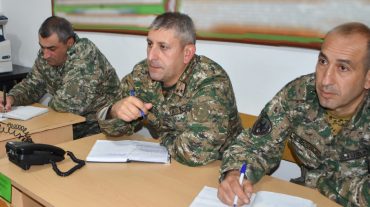 Անցկացվել են շտաբային մարզումներ