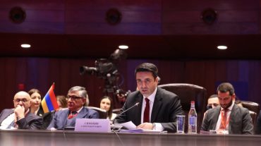 ԱԺ նախագահ Ալեն Սիմոնյանը ելույթ է ունեցել ՀԱՊԿ ԽՎ խորհրդի նիստում