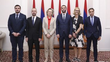Ռուբեն Ռուբինյանն ընդունել է ԵԱՀԿ ԽՎ նախագահի գլխավորած պատվիրակությանը