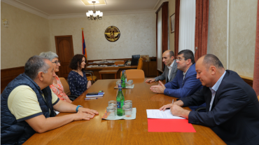 Արցախի նախագահը ընդունել է Զինծառայողների ապահովագրության հիմնադրամի ներկայացուցիչներին