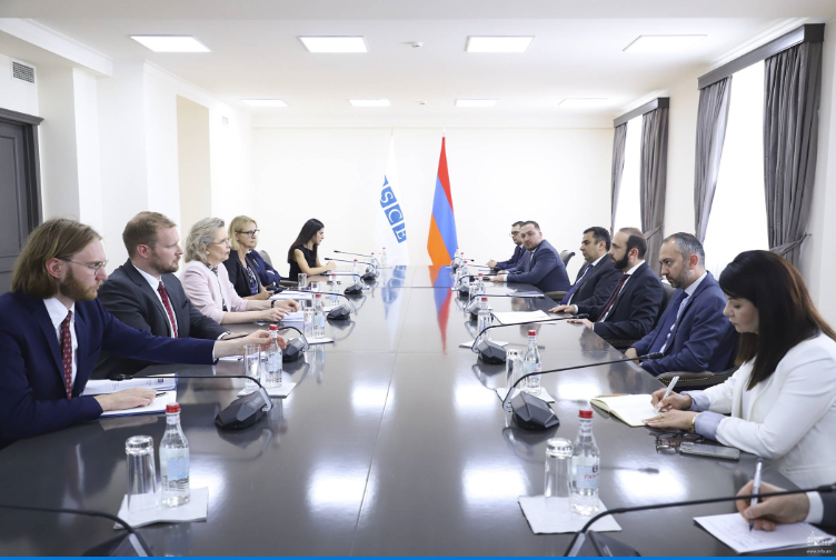 ՀՀ ԱԳ նախարար Արարատ Միրզոյանն ընդունել է ԵԱՀԿ Խորհրդարանական վեհաժողովի նախագահ Մարգարետա Սեդերֆելտի գլխավորած պատվիրակությանը