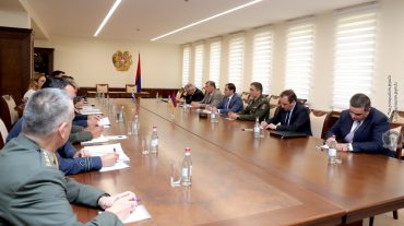 Սուրեն Պապիկյանը Հունաստանի ազգային պաշտպանության նախարարության պատվիրակությանը ներկայացրել է Արցախում 44-օրյա պատերազմից հետո ստեղծված անվտանգային իրավիճակը