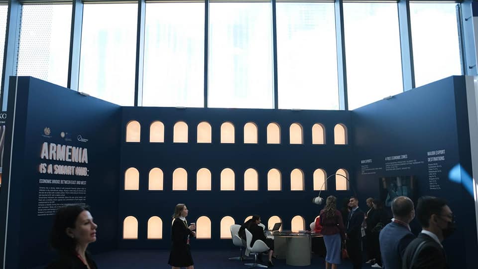 Սանկտ Պետերբուրգի միջազգային տնտեսական համաժողովին Հայաստանը ներկայացել է իր սեփական ստենդով