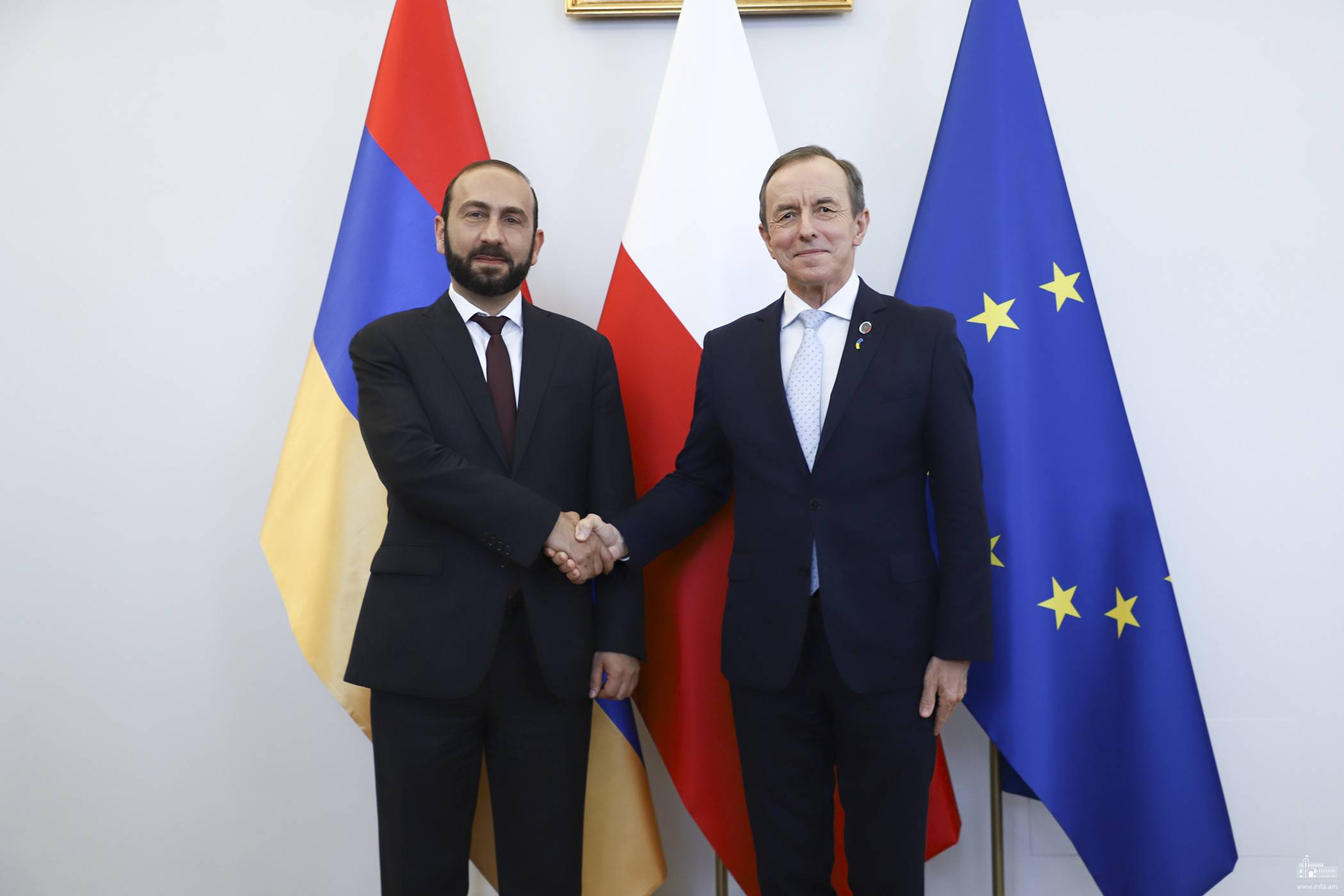 ՀՀ ԱԳ նախարար Արարատ Միրզոյանը հանդիպել է Լեհաստանի Սենատի նախագահ Տոմաշ Գրոձկիի հետ