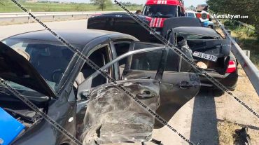 Խոշոր ավտովթար Արարատի մարզում. բախվել են Toyota Corolla-ն ու Opel-ը. կան վիրավորներ