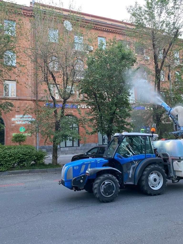 Մալաթիա-Սեբաստիայում և Կենտրոն վարչական շրջանում կիրականացվեն ծառերի սրսկման աշխատանքներ