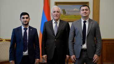 Նախագահ Վահագն Խաչատուրյանը հյուրընկալել է Մինսկի ժամացույցների գործարանի ղեկավարության ներկայացուցիչներին
