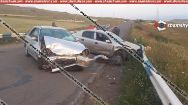 Սյունիքի մարզում բախվել են Opel-ն ու Subaru-ն. կան վիրավորներ, ճանապարհը երկկողմանի փակվել է