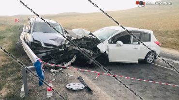 Գառնի-Արտաշատ ճանապարհին բախվել են Nissan Tiida-ն ու Opel Zafira-ն. կա 4 վիրավոր