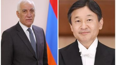 Նախագահ Խաչատուրյանը ցավակցական հեռագիր է հղել Ճապոնիայի կայսերը