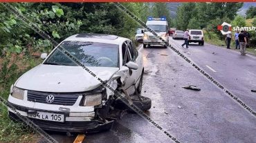 Լոռու մարզում բախվել են Volkswagen-ն ու VAZ 21010-ը. մայր ու աղջիկ տեղափոխվել են հիվանդանոց
