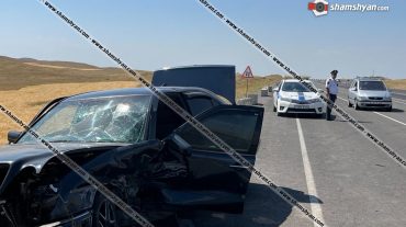 Mercedes-ը Հյուսիս-Հարավ ճանապարհին բախվել է բետոնե արգելապատնեշներին. կա վիրավոր