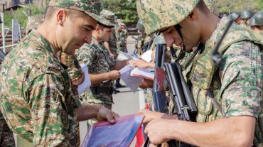 Իրականացվել է մարտական հերթապահության հերթափոխ