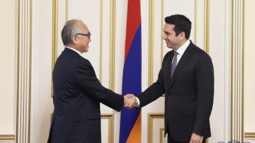 Ալեն Սիմոնյանը հանդիպել է Ճապոնիայի արտակարգ և լիազոր դեսպանին