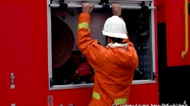 Նորամարգ գյուղում այրվում է ոչ բնակելի տնակ